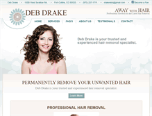 Tablet Screenshot of hairremovalfortcollins.com